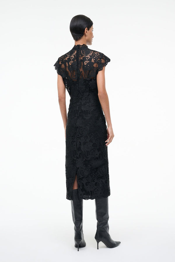 Staud ROSALINE DRESS BLACK