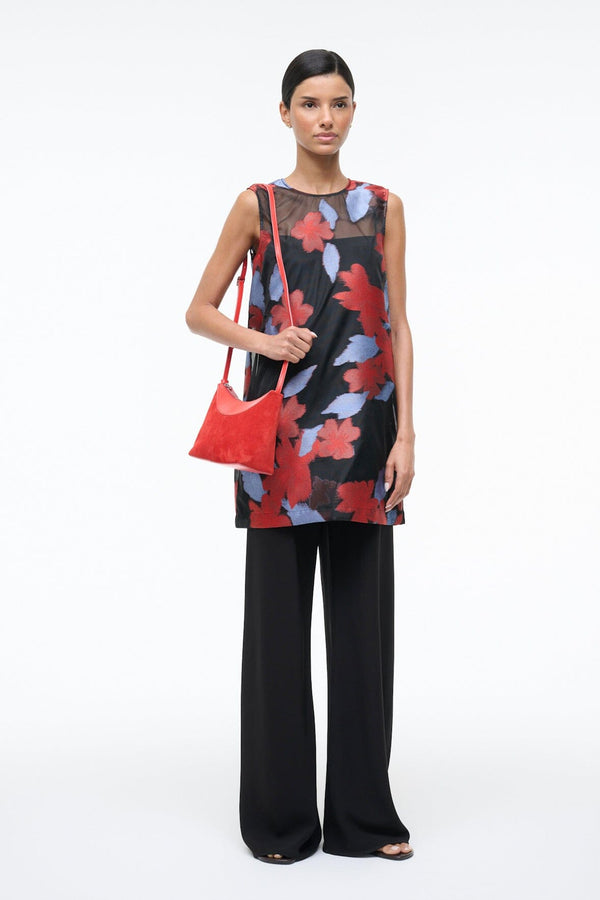 Staud ROWEY BAG RED ROSE