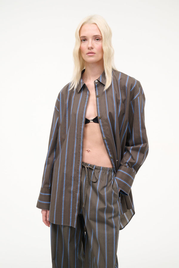 staud SANDBAR TOP HUNTINGTON STRIPE