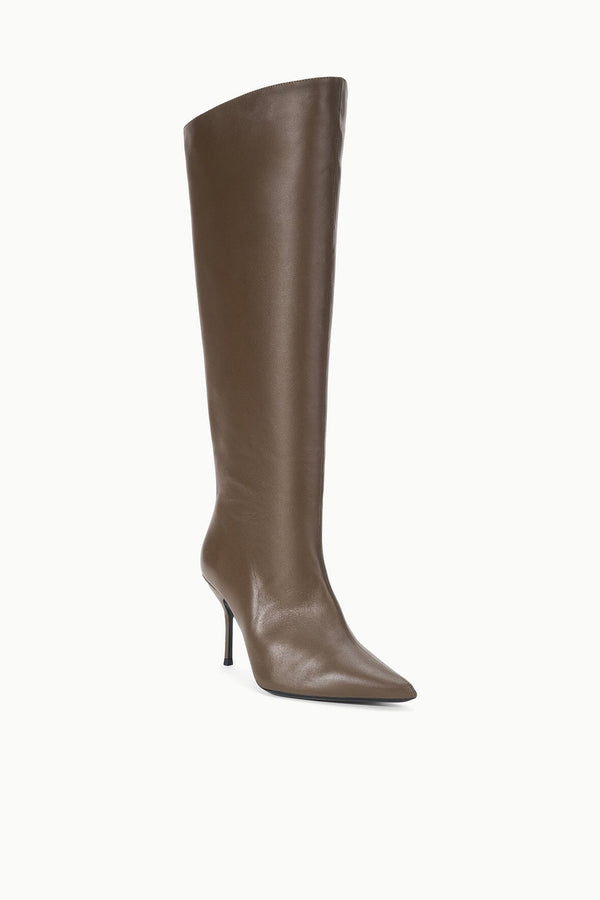 Staud SEBASTIAN HIGH HEEL BOOT TRUFFLE