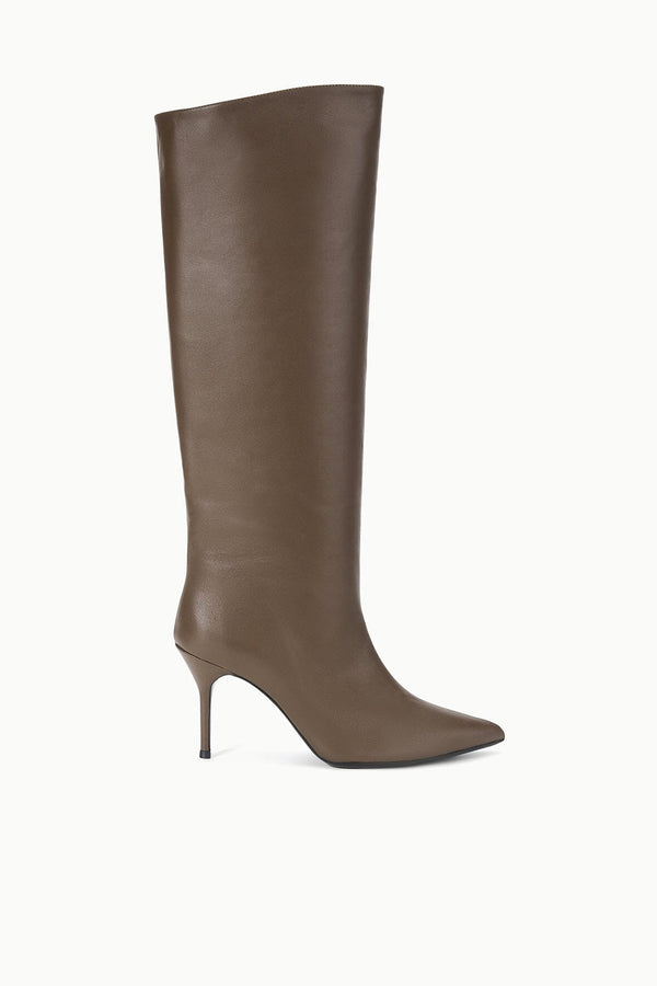 staud SEBASTIAN HIGH HEEL BOOT TRUFFLE