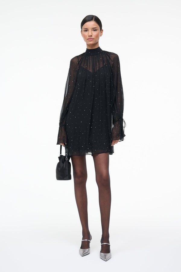 Staud SEBASTIAN HIGH HEEL SLINGBACK PEWTER