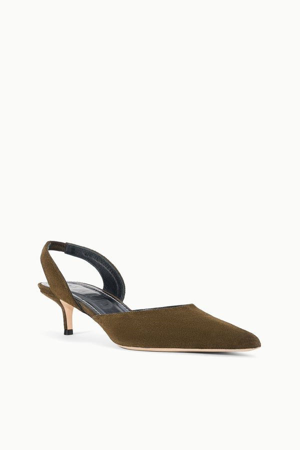 Staud SEBASTIAN SLINGBACK TRUFFLE
