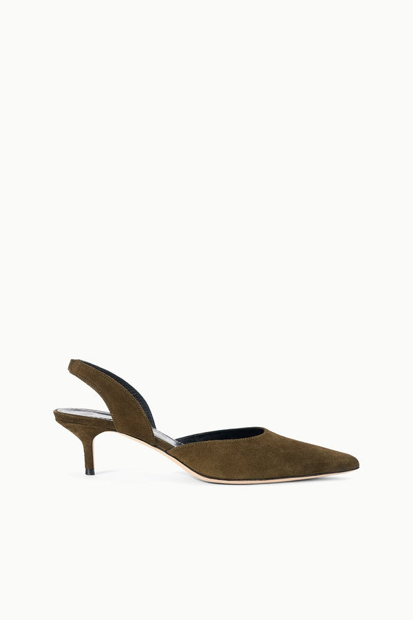 staud SEBASTIAN SLINGBACK TRUFFLE