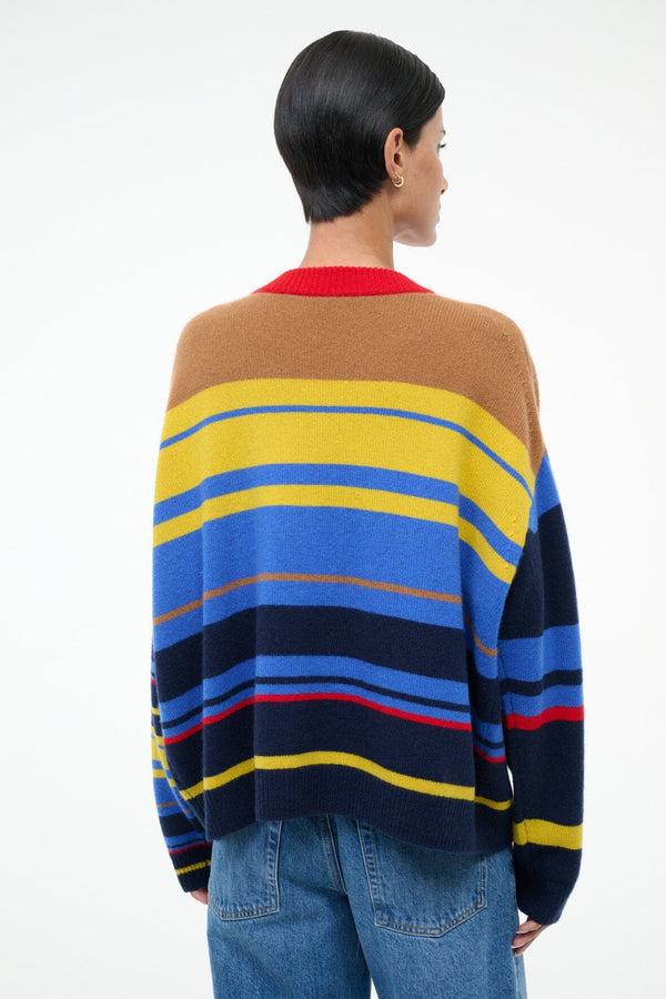 Staud SERRANO CASHMERE RELAXED CREW ANALOG