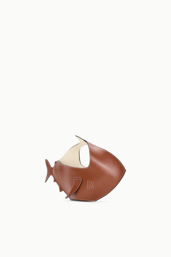 Staud SHARK BAG TABAC