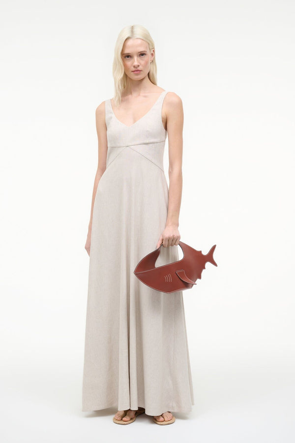 Staud SHARK BAG TABAC