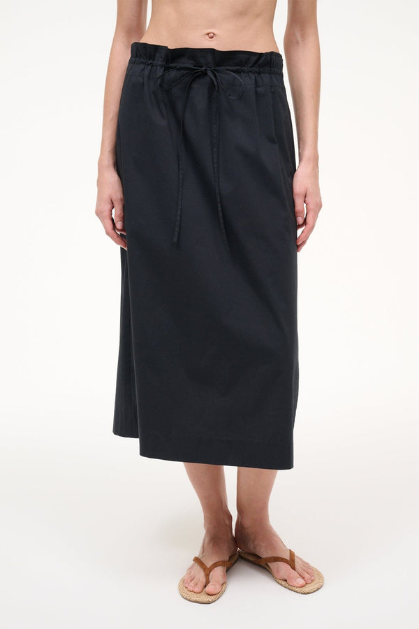 Staud SHORE SKIRT BLACK