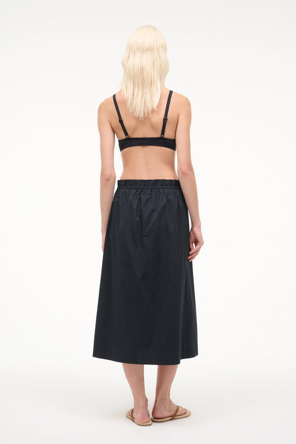Staud SHORE SKIRT BLACK
