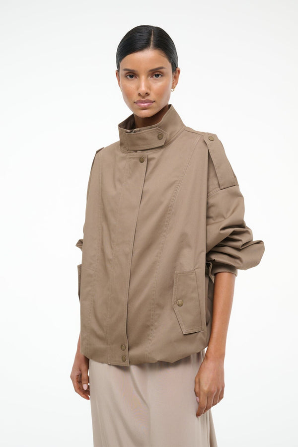 Staud SIMONE JACKET TAUPE