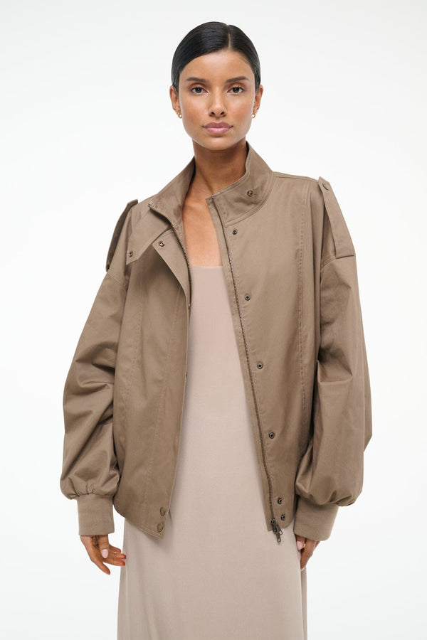 Staud SIMONE JACKET TAUPE