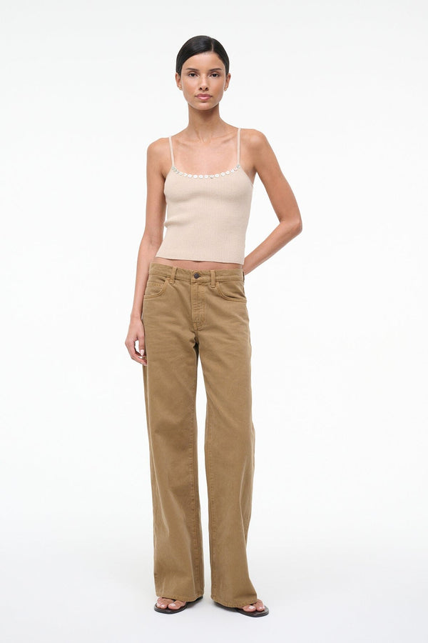 Staud SOLEIL TANK FAWN