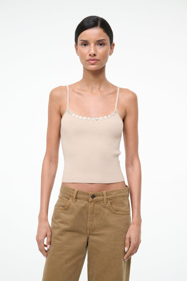 staud SOLEIL TANK FAWN