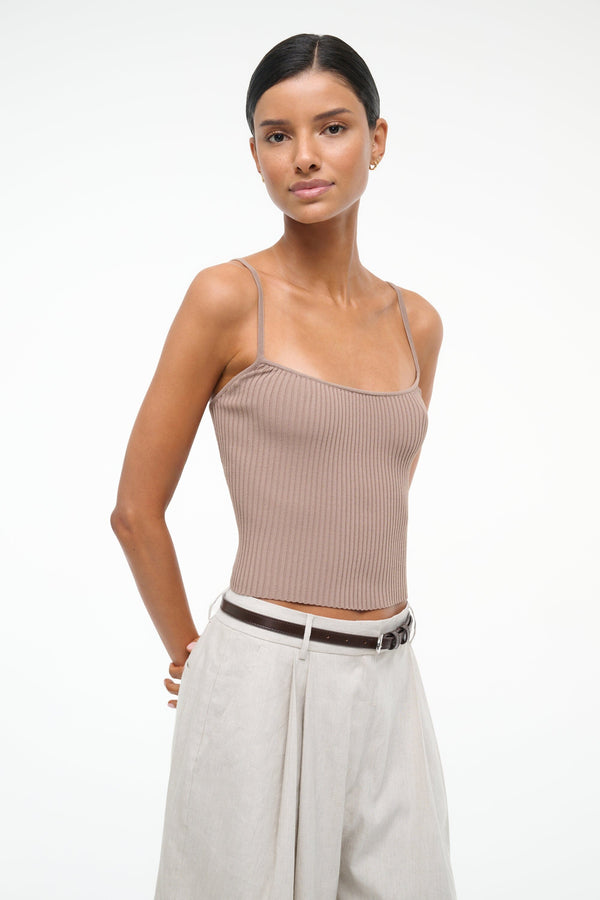 Staud SOLEIL TANK TAUPE