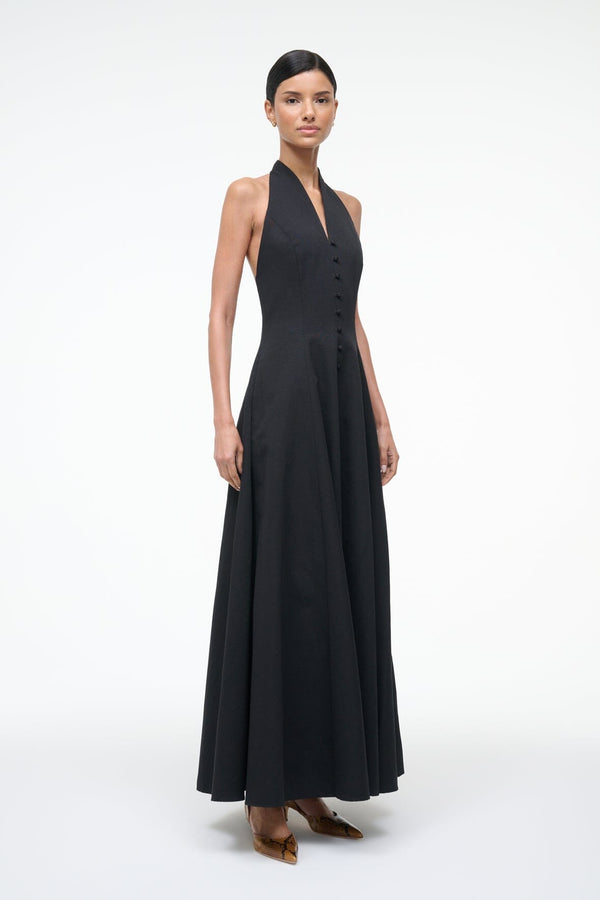 Staud STELLA DRESS BLACK