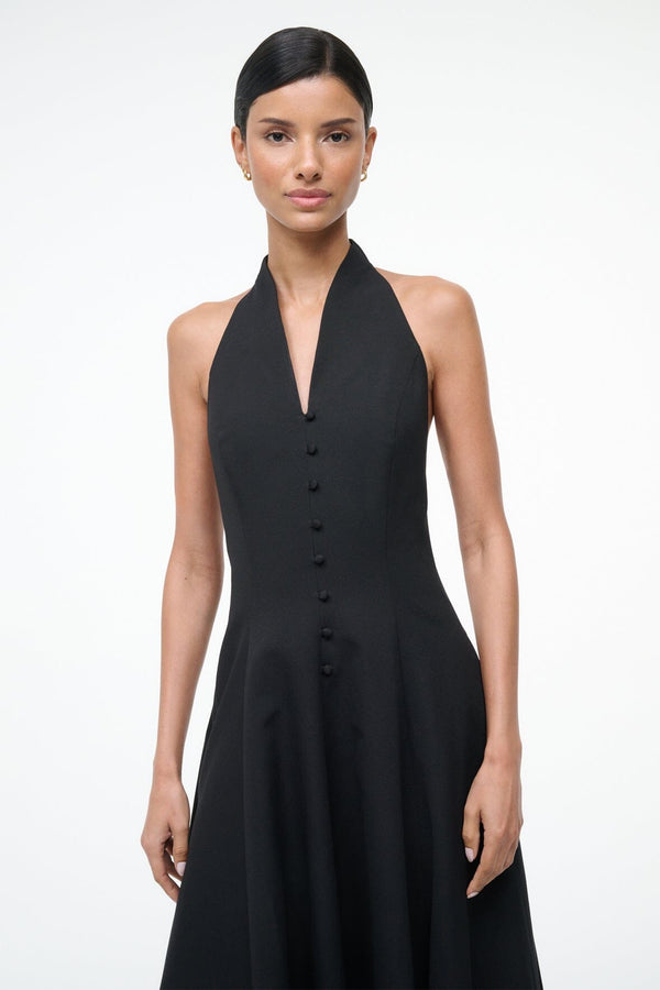 Staud STELLA DRESS BLACK