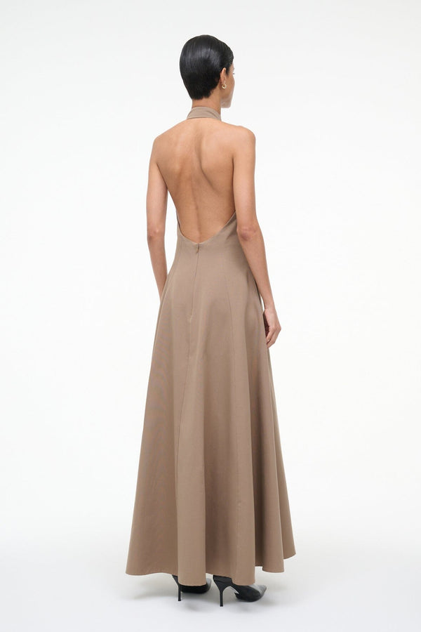 Staud STELLA DRESS TAUPE