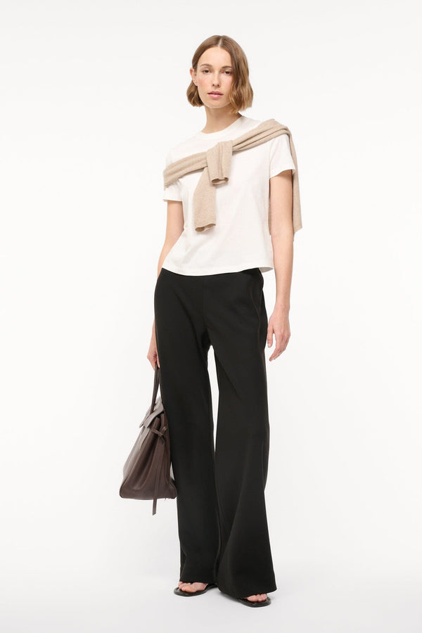 staud STROLL PANT BLACK