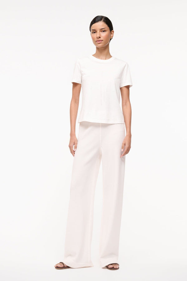 Staud STROLL PANT IVORY