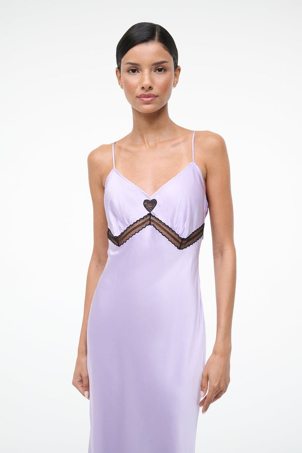 Staud TERRA SILK DRESS WISTERIA