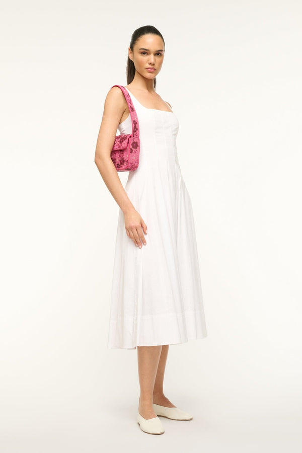 Staud TOMMY BEADED BAG BLOSSOM GARDEN PARTY