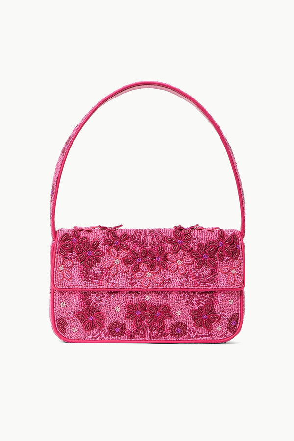 staud TOMMY BEADED BAG BLOSSOM GARDEN PARTY