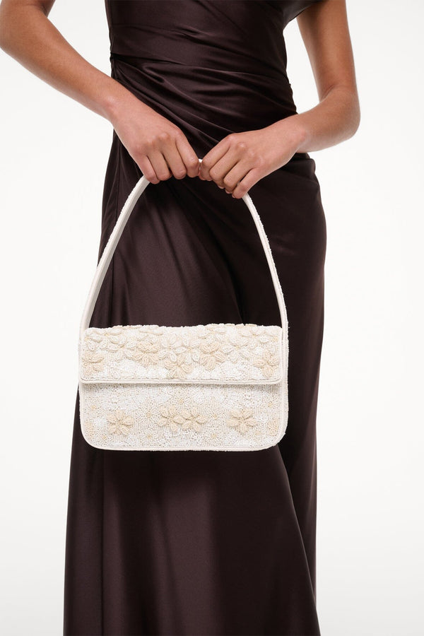 Staud TOMMY BEADED BAG GARDEN PARTY