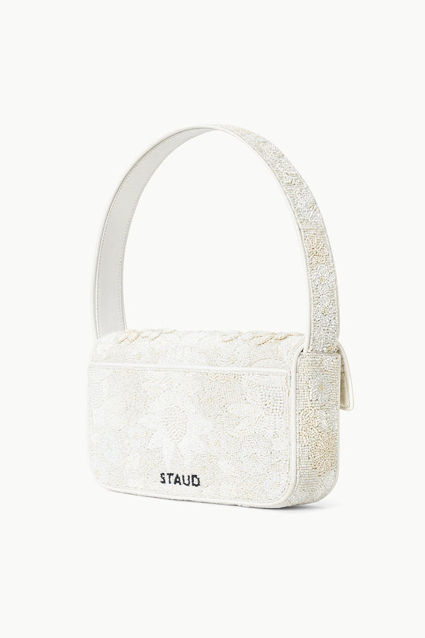 Staud TOMMY BEADED BAG GARDEN PARTY