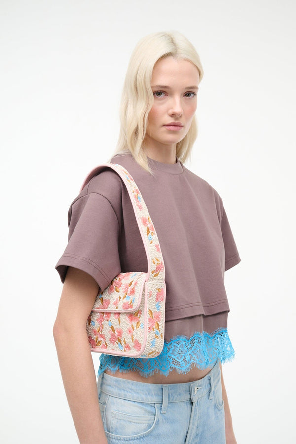 Staud TOMMY BEADED BAG SPRING DAY