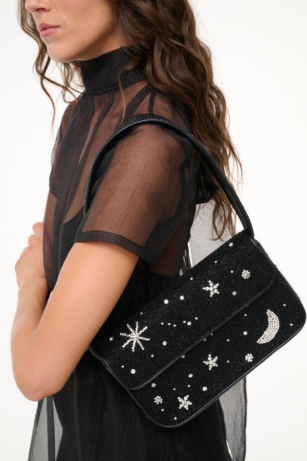 Staud TOMMY BEADED BAG STARRY NIGHT