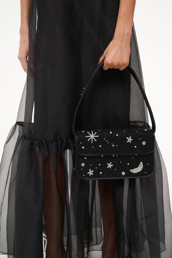 Staud TOMMY BEADED BAG STARRY NIGHT