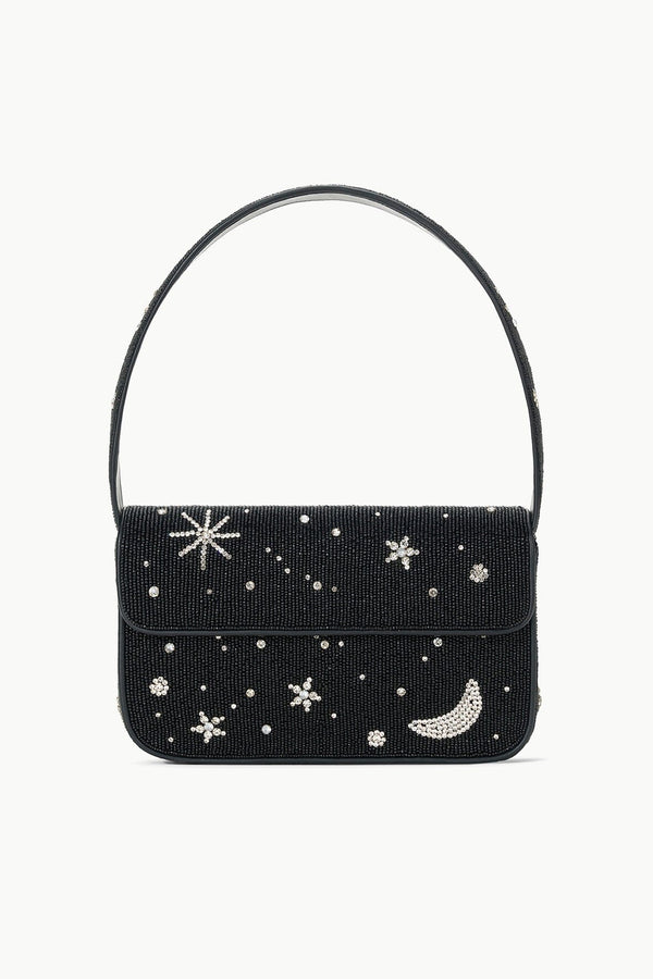 staud TOMMY BEADED BAG STARRY NIGHT