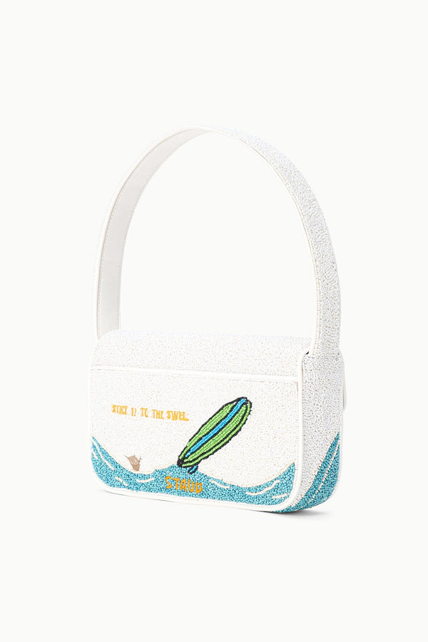 Staud TOMMY BEADED BAG SURF BABES