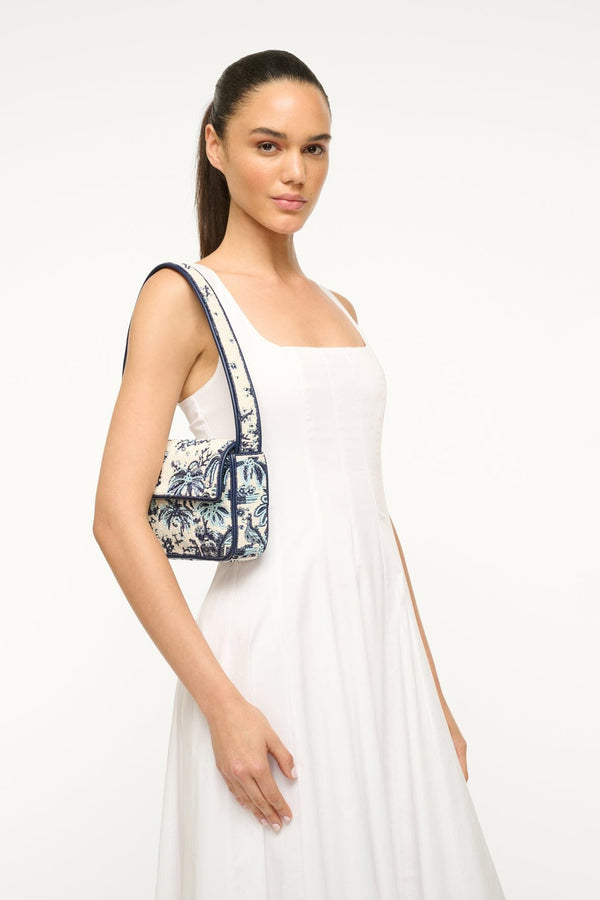 Staud TOMMY BEADED BAG TOILE DE PUP