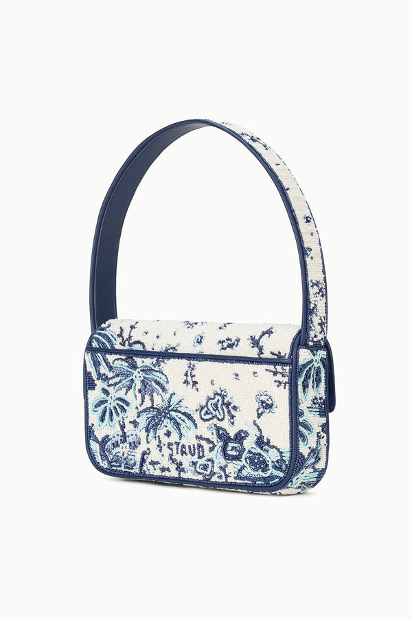 Staud TOMMY BEADED BAG TOILE DE PUP