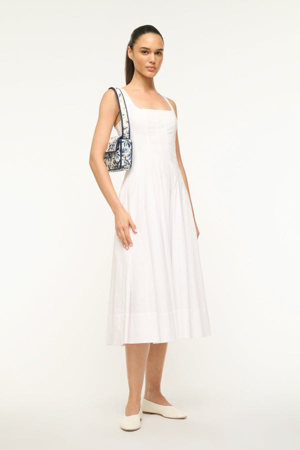 Staud TOMMY BEADED BAG TOILE DE PUP