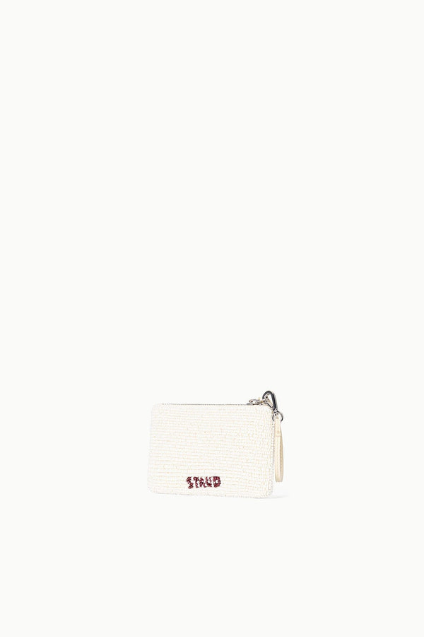 Staud TOMMY BEADED MINI POUCH DO NOT DISTURB