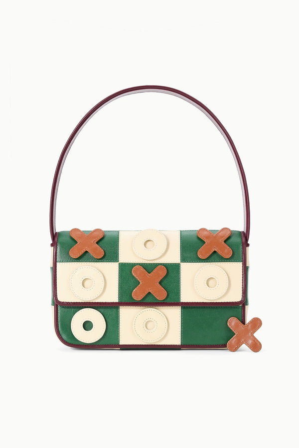 Staud TOMMY LEATHER BAG TIC TAC TOE