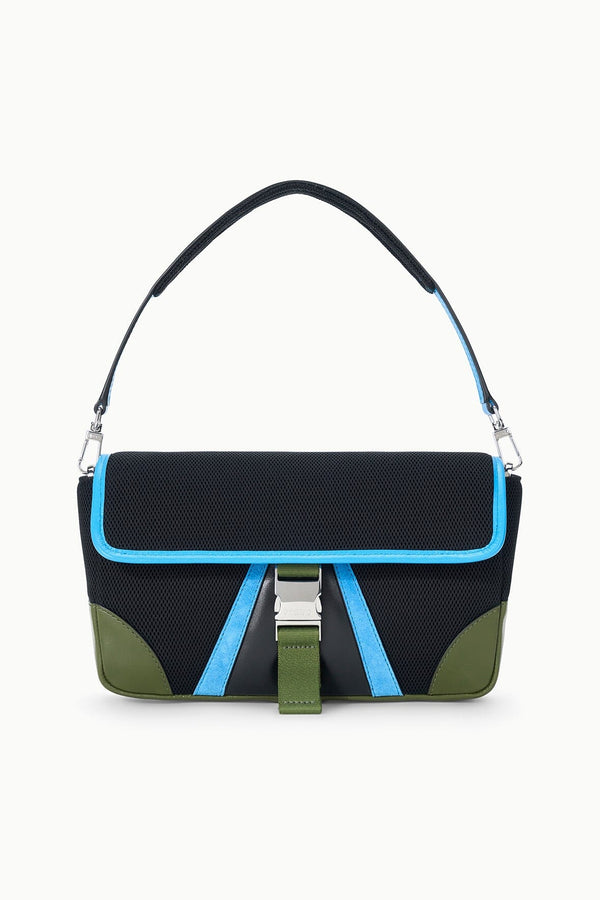 staud TONY SHOULDER BAG BLACK POOL