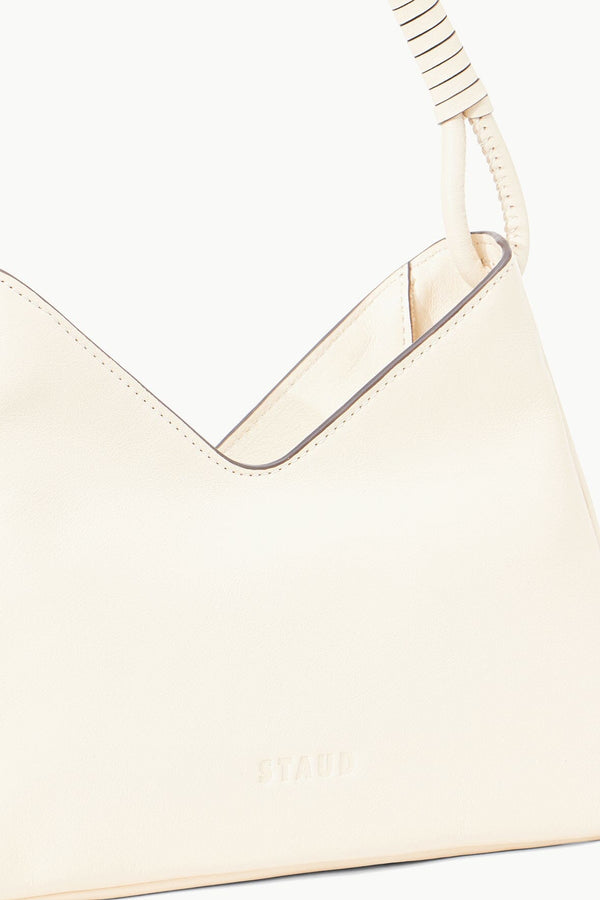 Staud VALERIE SHOULDER BAG CREAM