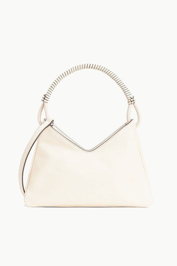 staud VALERIE SHOULDER BAG CREAM