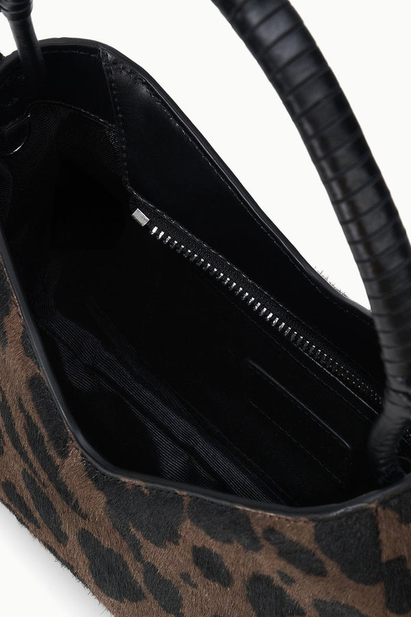 Staud VALERIE SHOULDER BAG LEOPARD