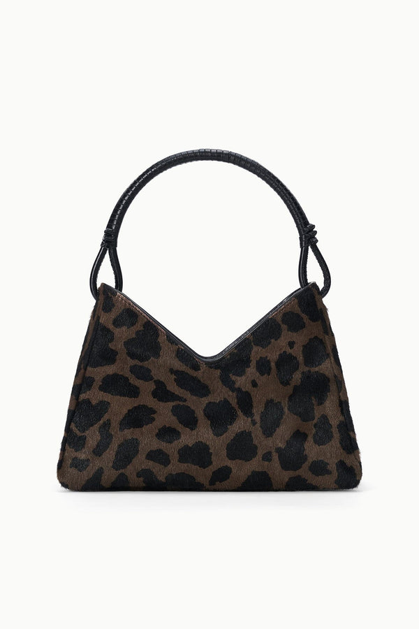 staud VALERIE SHOULDER BAG LEOPARD