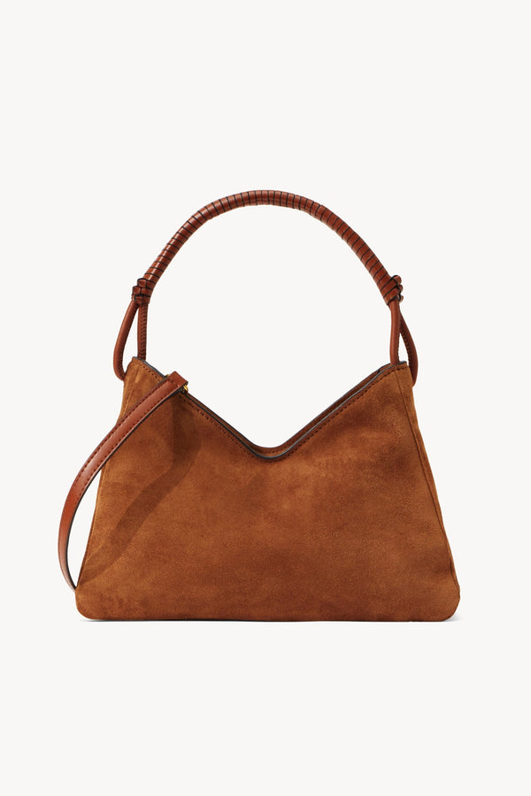 staud VALERIE SHOULDER BAG TAN SUEDE