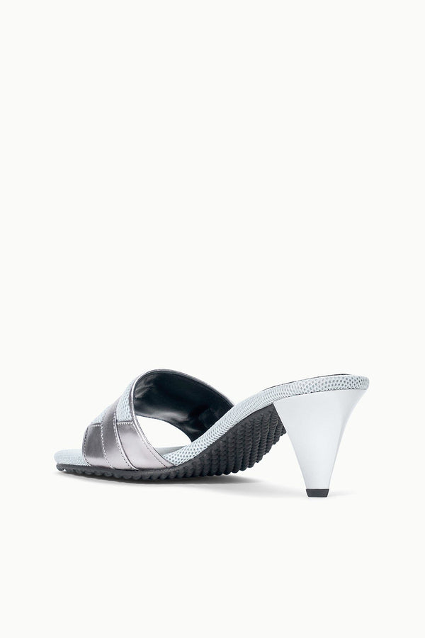 Staud VEDA HEEL SILVER