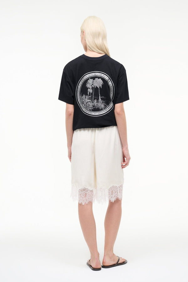 Staud VERANO SILK SHORT WHITE