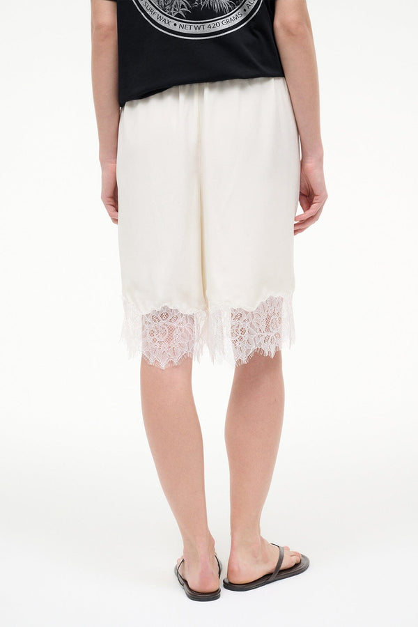 Staud VERANO SILK SHORT WHITE