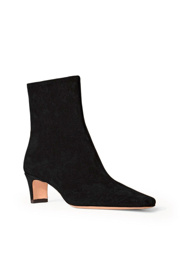 Staud WALLY ANKLE BOOT BLACK SUEDE
