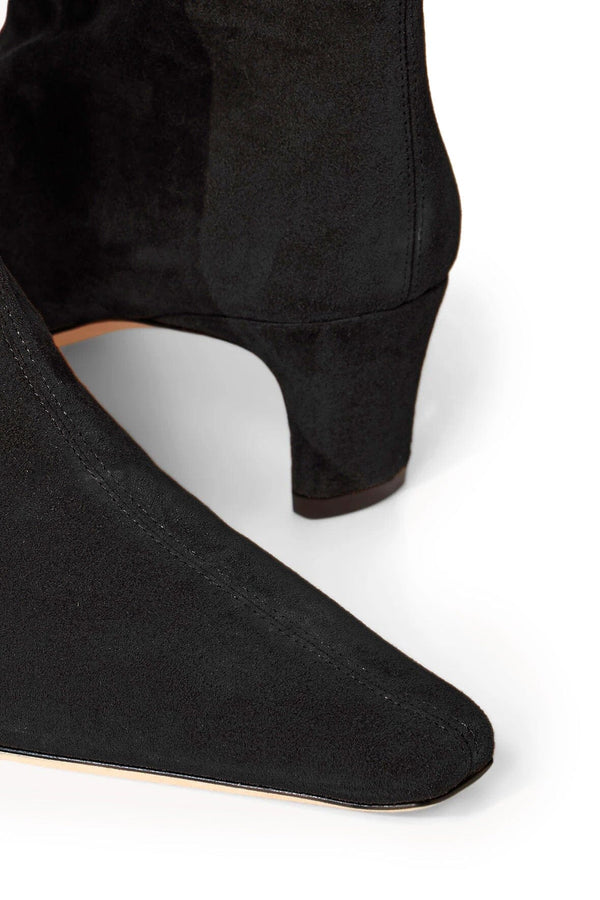 Staud WALLY ANKLE BOOT BLACK SUEDE