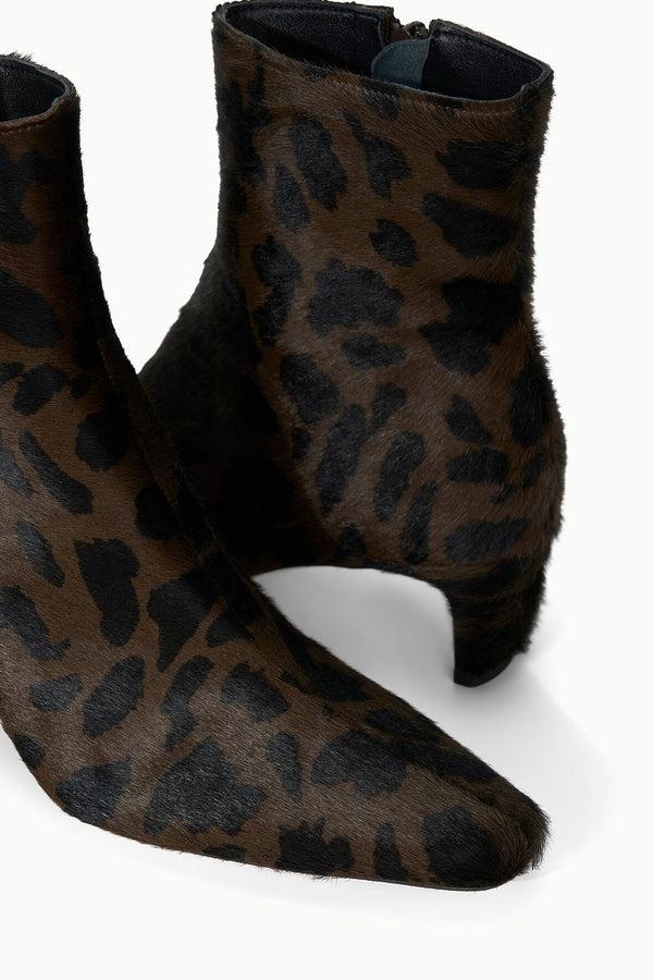Staud WALLY ANKLE BOOT LEOPARD